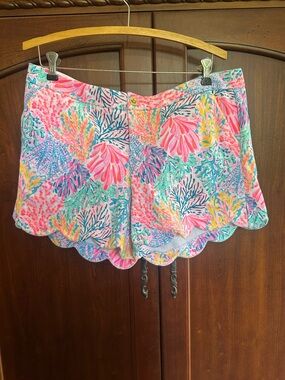 EEUC Buttercup Knit short - Splashdance Multi - size 14 Lilly Pulitzer